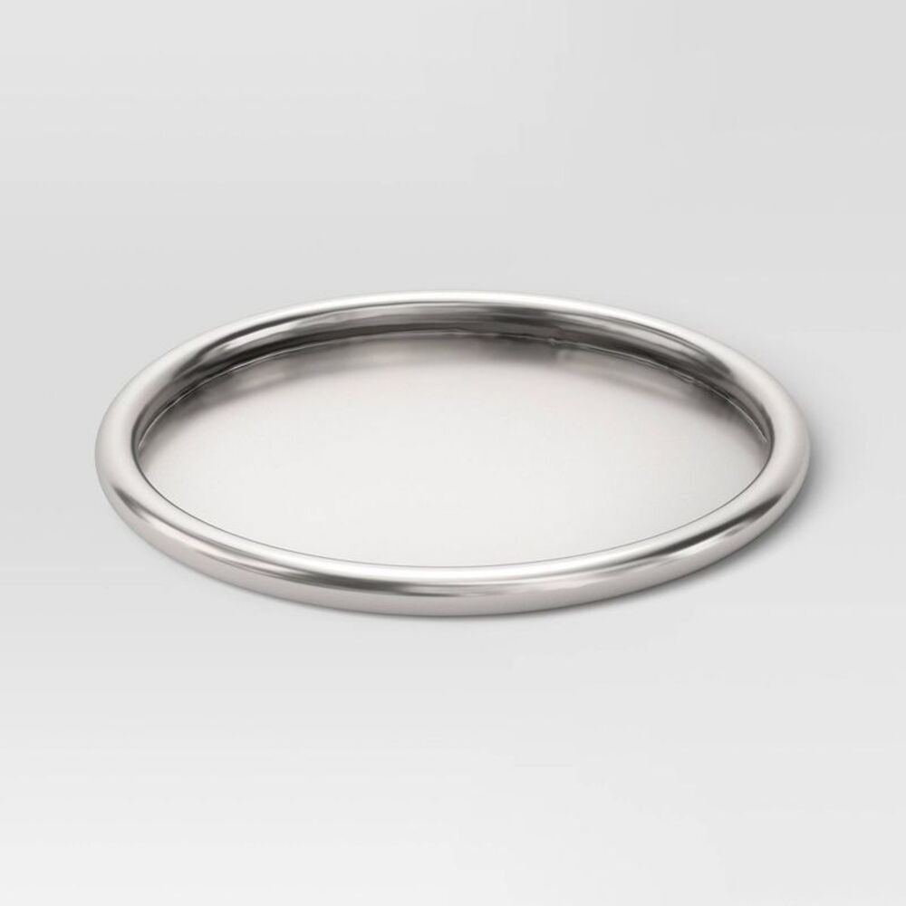 Threshold - Silver Round Tray - Threshold Silver